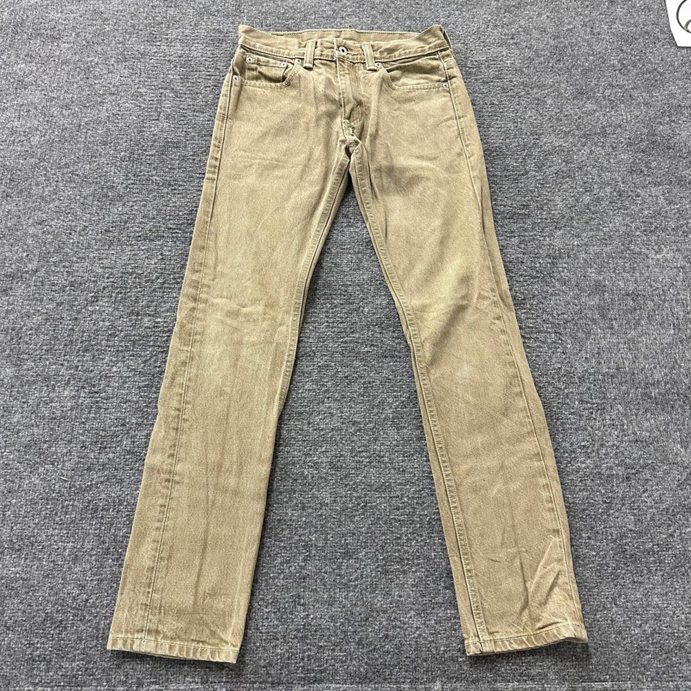 Levi's Jeans Mens Size 30x32 Tan 511 Skinny Fit Khaki Denim Casual Pants